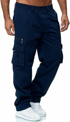 Men's Cargo Pants Sports Casual Jogging Trousers Lightweight Hiking Work Pants Outdoor Pant Men Casual