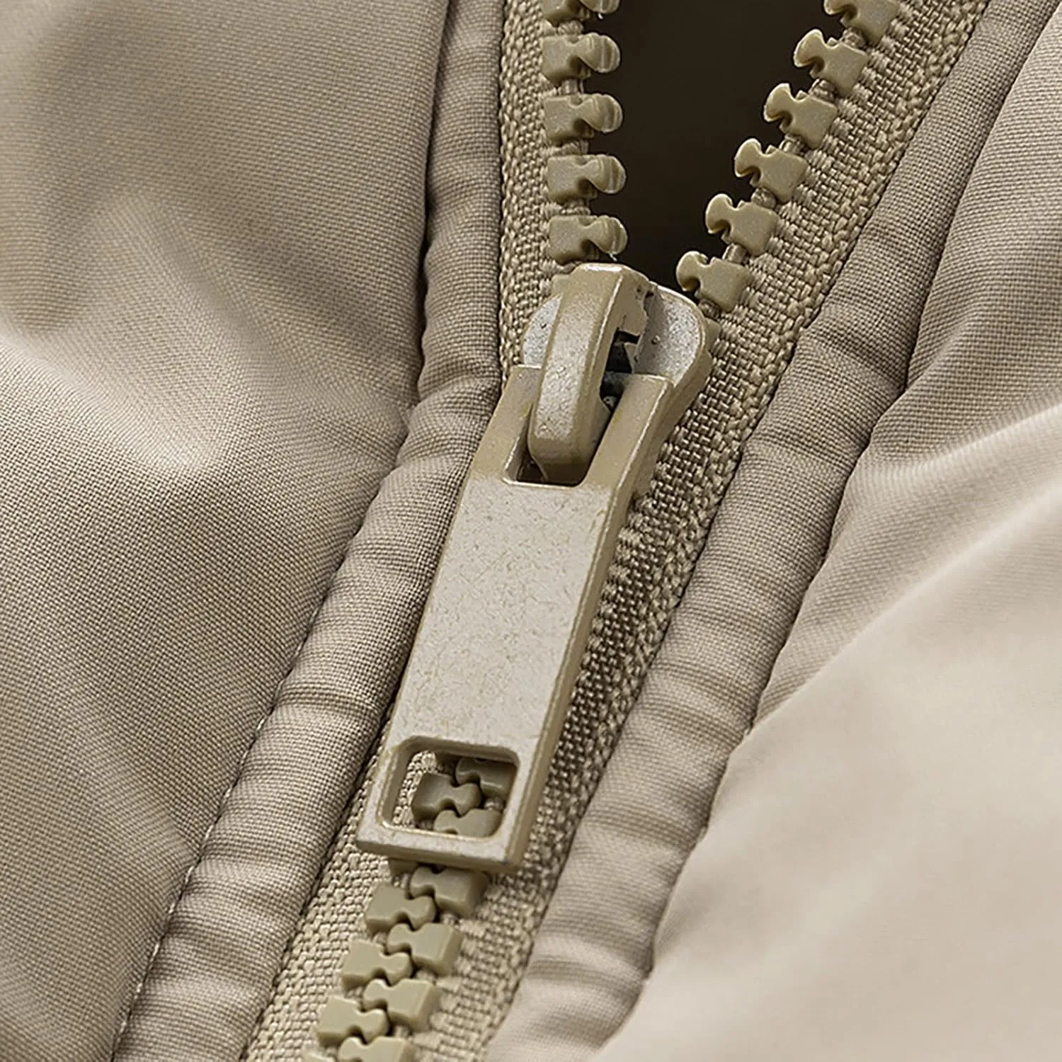 Men's Down Vests Full Zip Up Thick Cotton Windproof Stand Collar Solid Color Lightweight Jackets Sleeveless Coat