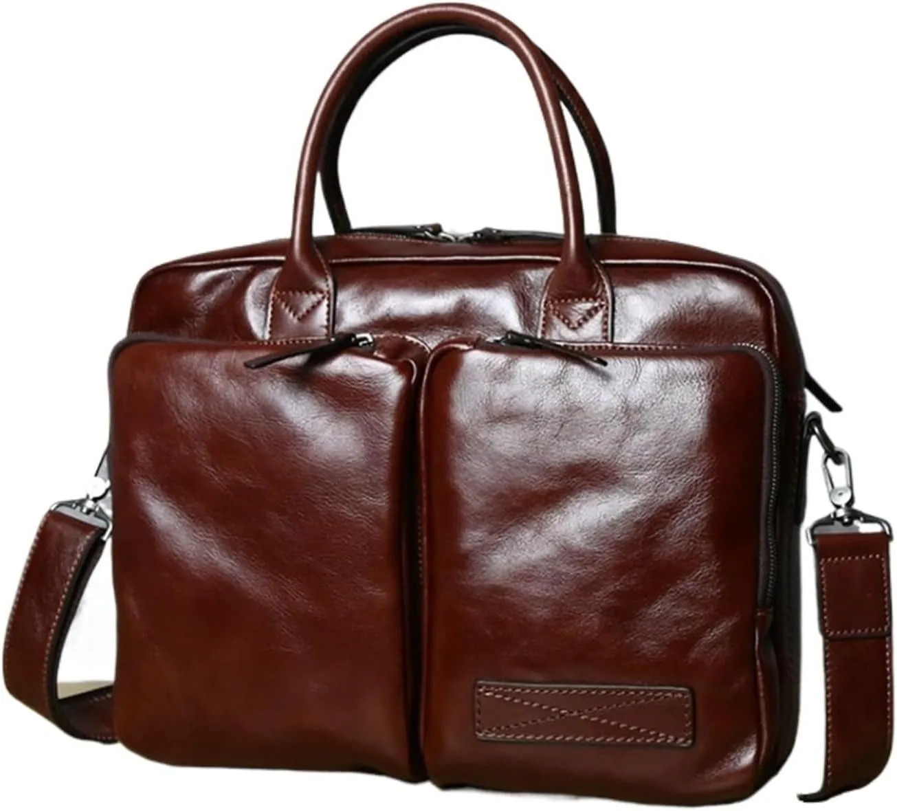 Men's Genuine Leather Handbags Briefcases Carrying Cases Messenger Shoulder Bags Totes Laptop Bags Luggage Bags