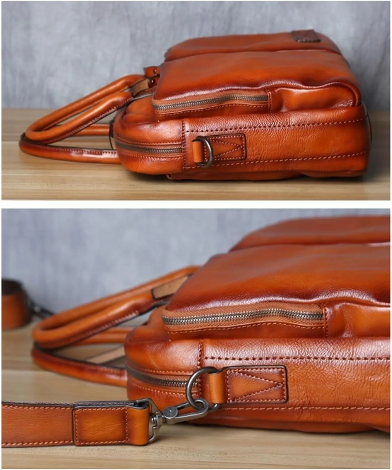 Men's Genuine Leather Handbags Briefcases Carrying Cases Messenger Shoulder Bags Totes Laptop Bags Luggage Bags