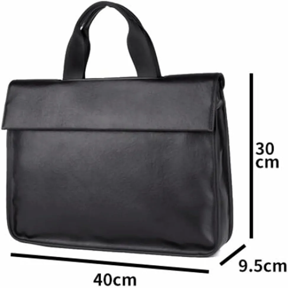 Mens Handbags Genuine Leather Laptop Bags Briefcases Computer Bags Carrying Cases Messenger Shoulder Bags