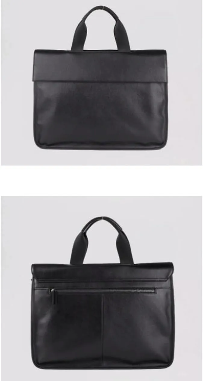 Mens Handbags Genuine Leather Laptop Bags Briefcases Computer Bags Carrying Cases Messenger Shoulder Bags