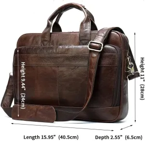 Men's Leather Bags Briefcases Office Bags Leather Laptop Bags Briefcases Handbags