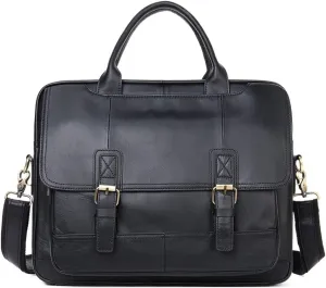 Men's Leather Shoulder Bags Work Briefcases Messenger Bags Travel Carrying Cases Laptop Bags Handbags