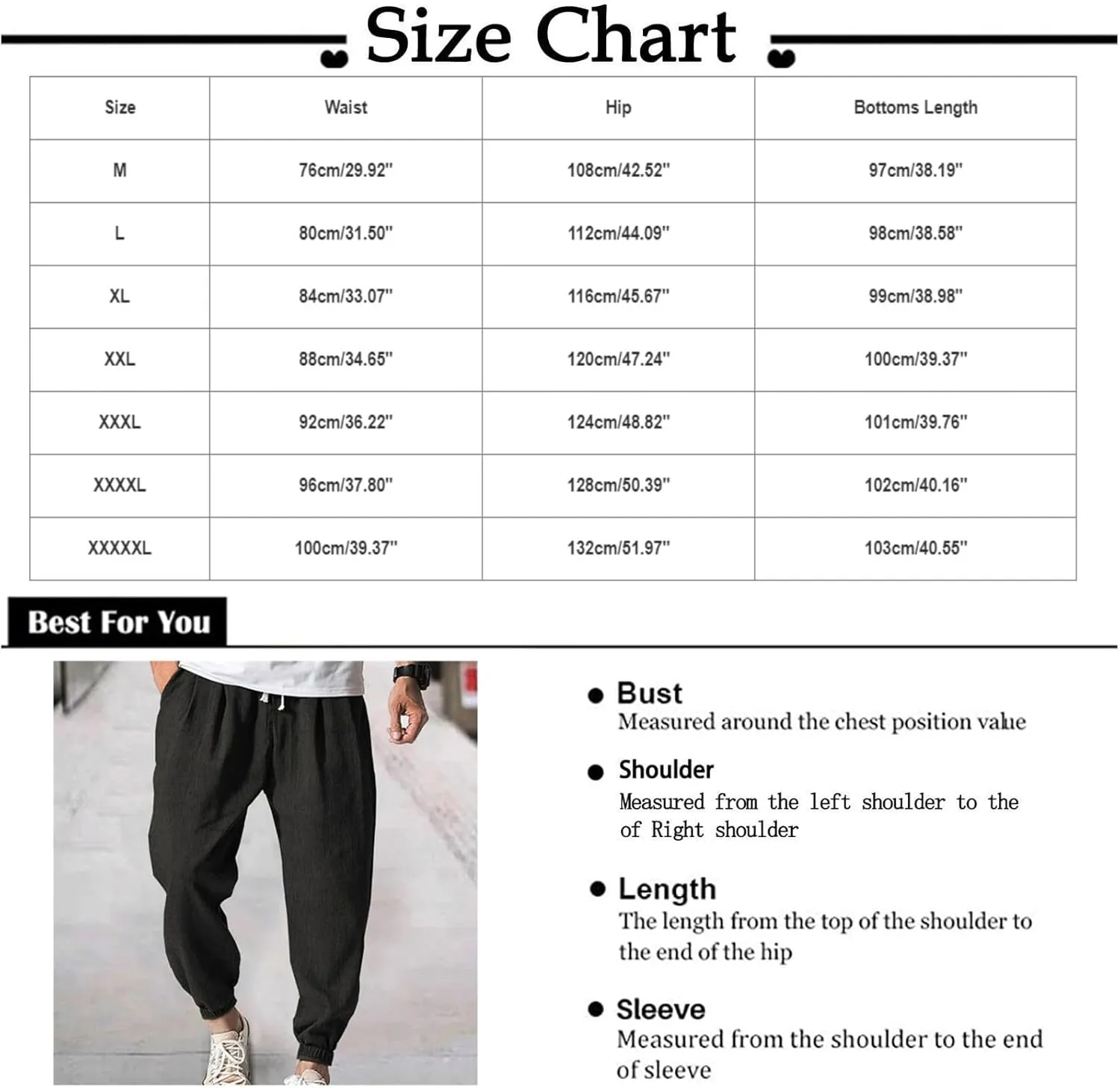 Men's Linen Pants Straight-Legs Wide Leg Lightweight Loose fit Elastic Waist Pant Fashion Summer Beach Baggy Trouser