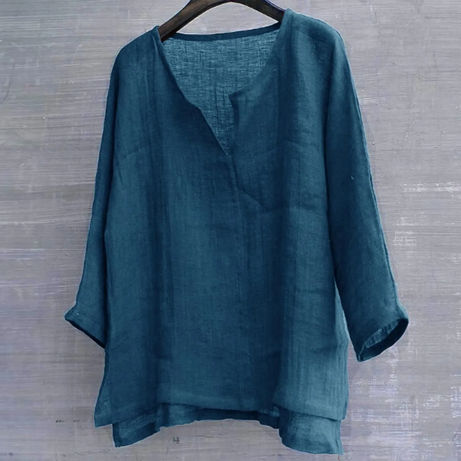 Mens Linen Shirts Long Sleeve Summer Beach Shirts Lightweight Comfy Casual Holiday Shirt Loose Fit Yoga Shirts Trendy
