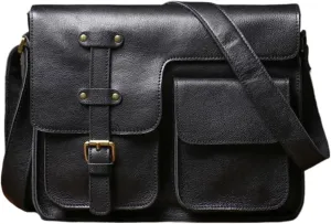 Mens Messenger Shoulder Bags Genuine Leather Briefcases Laptop Bags Crossbody Bags Casual Daypacks Waist Packs