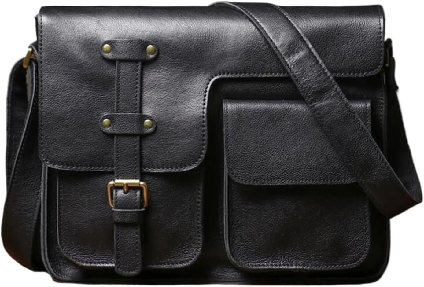 Mens Messenger Shoulder Bags Genuine Leather Briefcases Laptop Bags Crossbody Bags Casual Daypacks Waist Packs