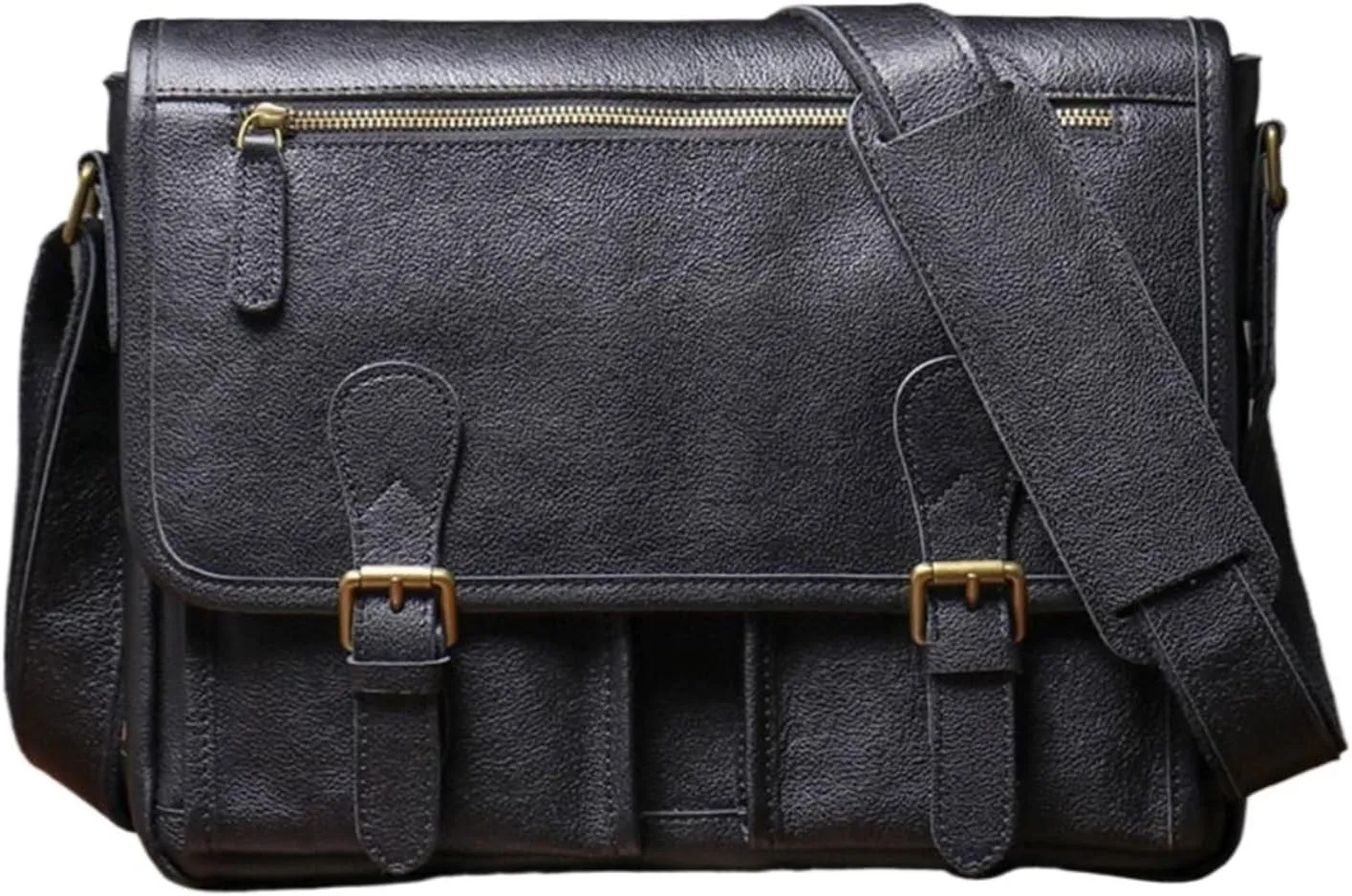 Mens Messenger Shoulder Bags Genuine Leather Crossbody Bags Briefcases Laptop Bags Casual Daypacks