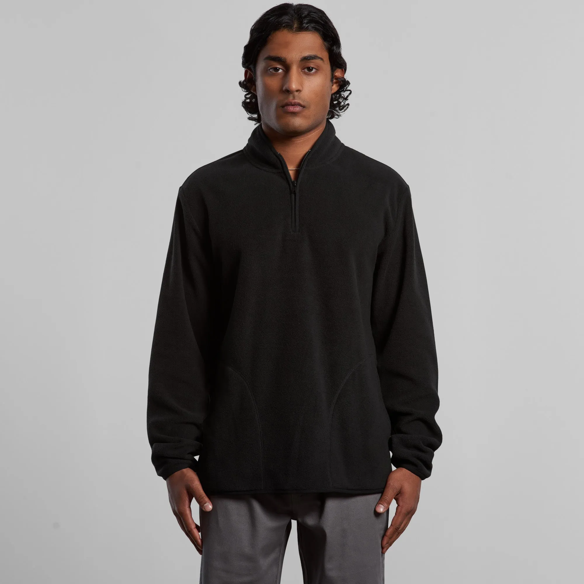 Mens Microfleece Half Zip Crew - 5147