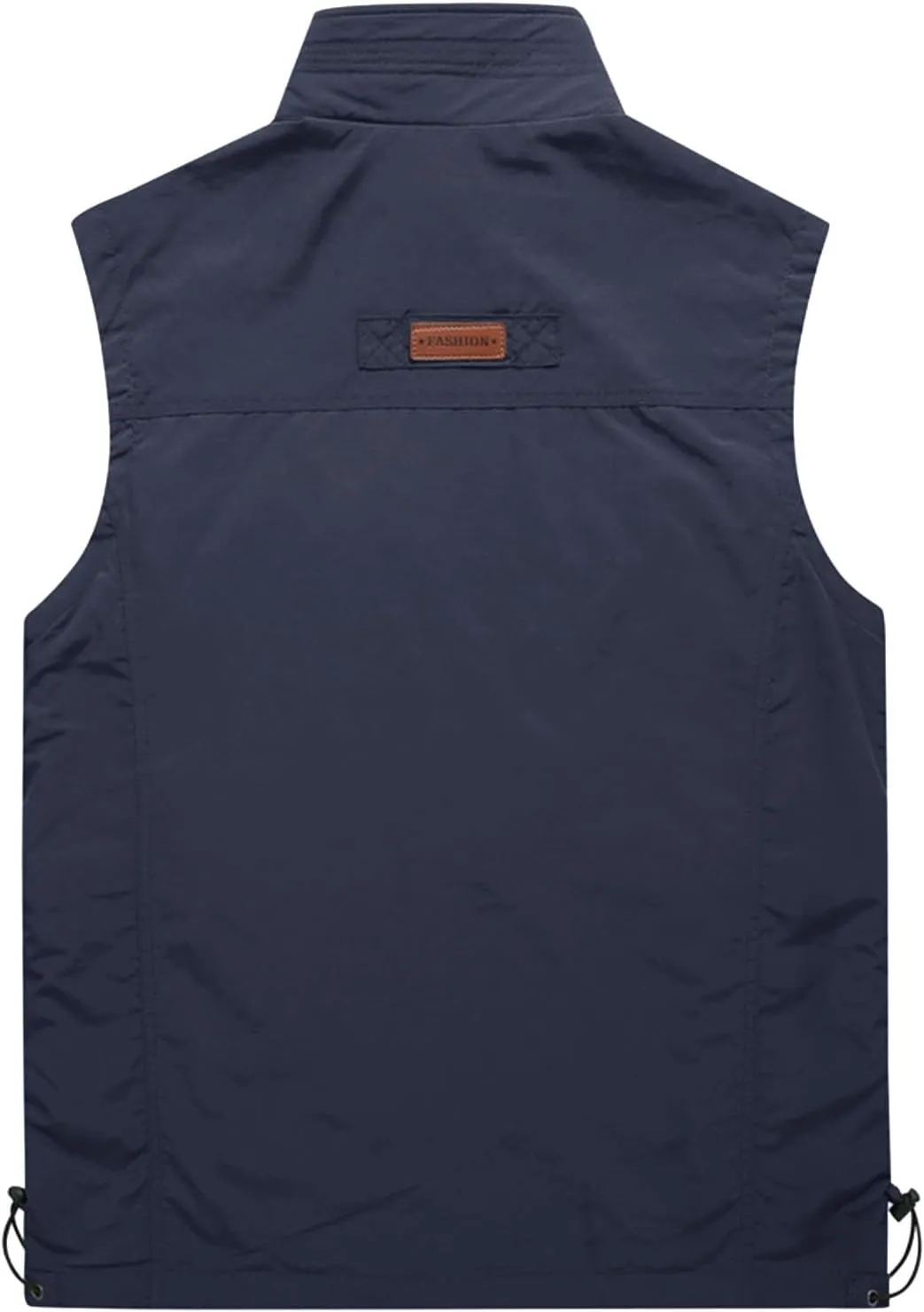 Mens Running Vest Lightweight Windproof Softshell Sleeveless Jacket Outdoor Hiking Fishing Vest with Zip Pockets