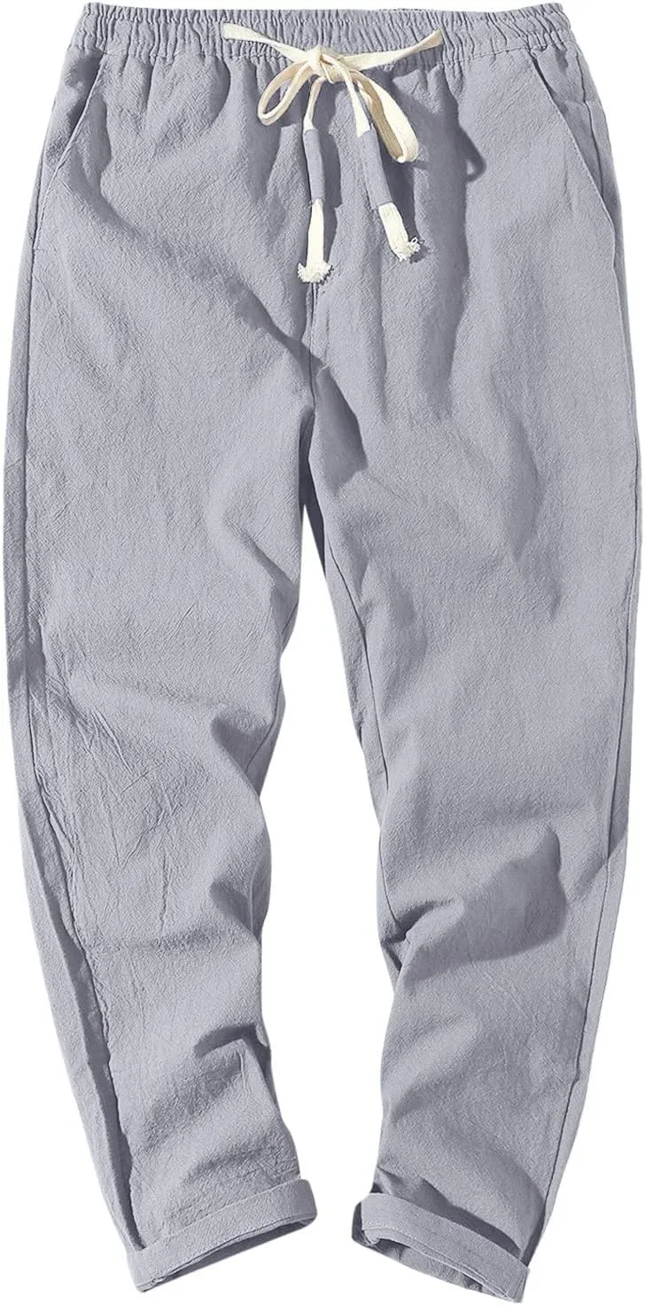 Mens Sweatpants with Pockets Big and Tall Straight Sweatpant Men's Athletic Sweatpants Casual Loose Fit Trousers High