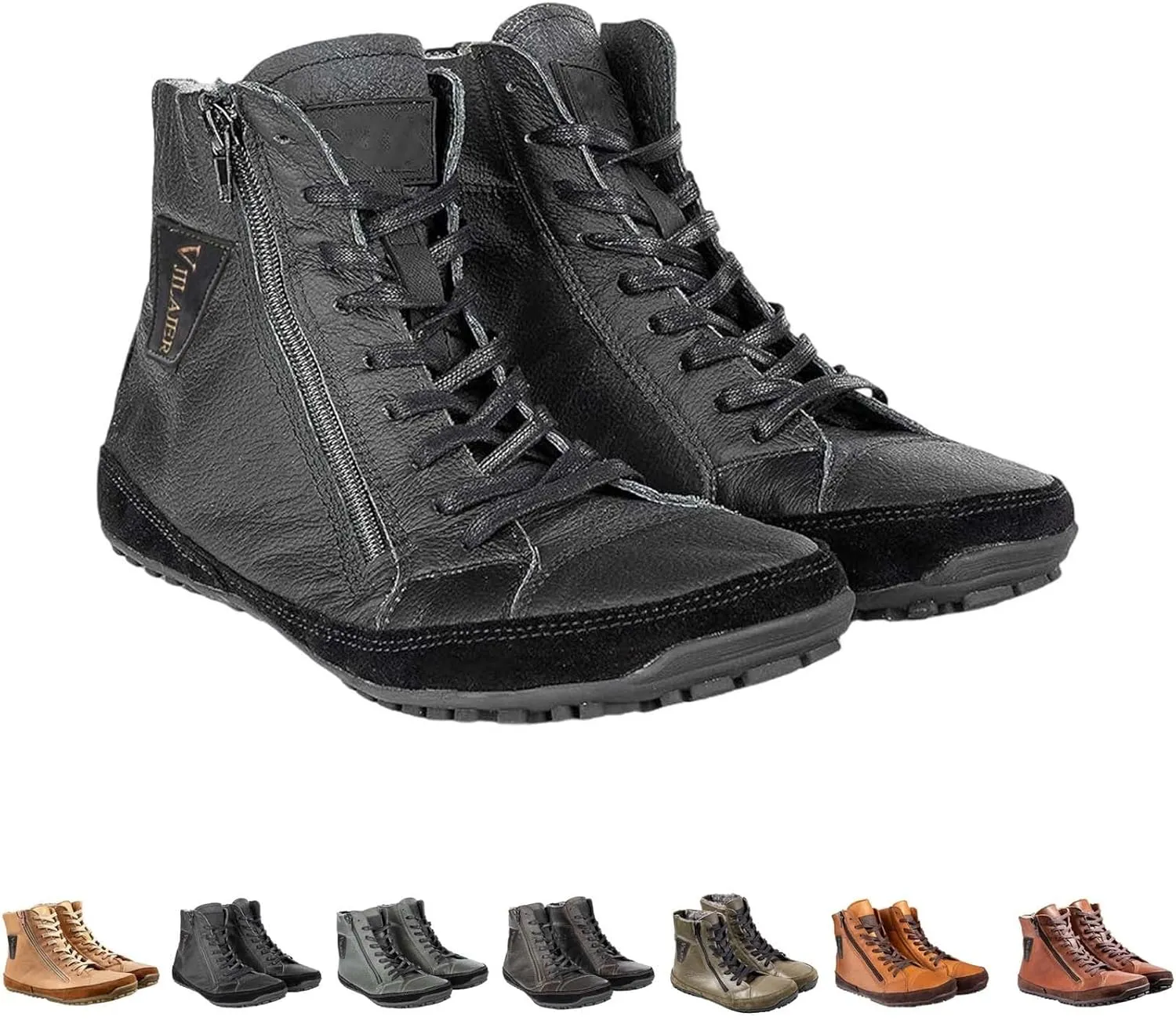 Men's Waterproof Fashion Orthopedic Shoes Suede High Boots Non-Slip Breathable Lightweight Casual Shoes for Walking