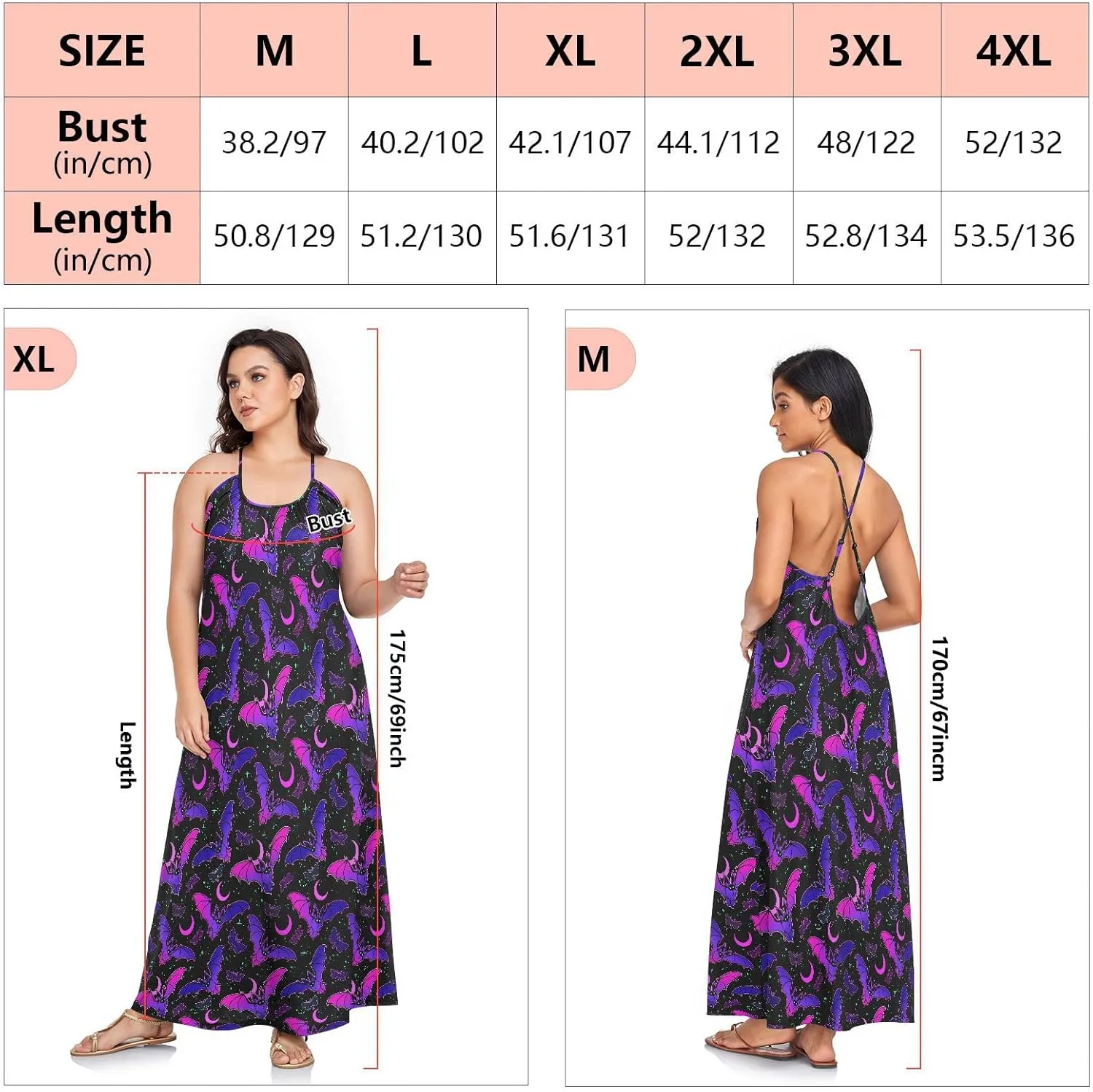 MNSRUU Women Dresses Funny Skulls Sexy Dresses Summer Beach Slip Dresses