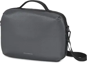 Moleskine Backpack Shoulder Bag For PC Device Horizontal Bag PC 13 Inches and Tablet Waterproof Material Water Resistant, Grey