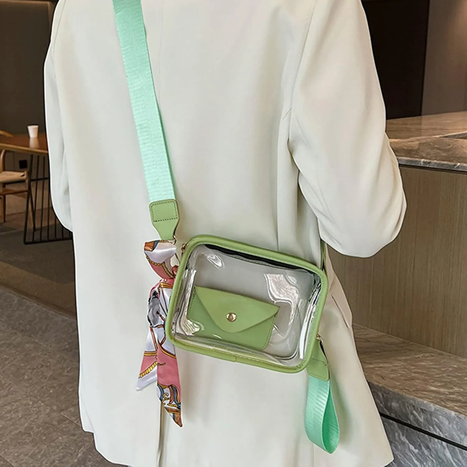 Multi Pocket Shoulder Bags for Woman Lightweight Quilted Fabric Handbags for Women Cute Purse for Women Trendy(Green)