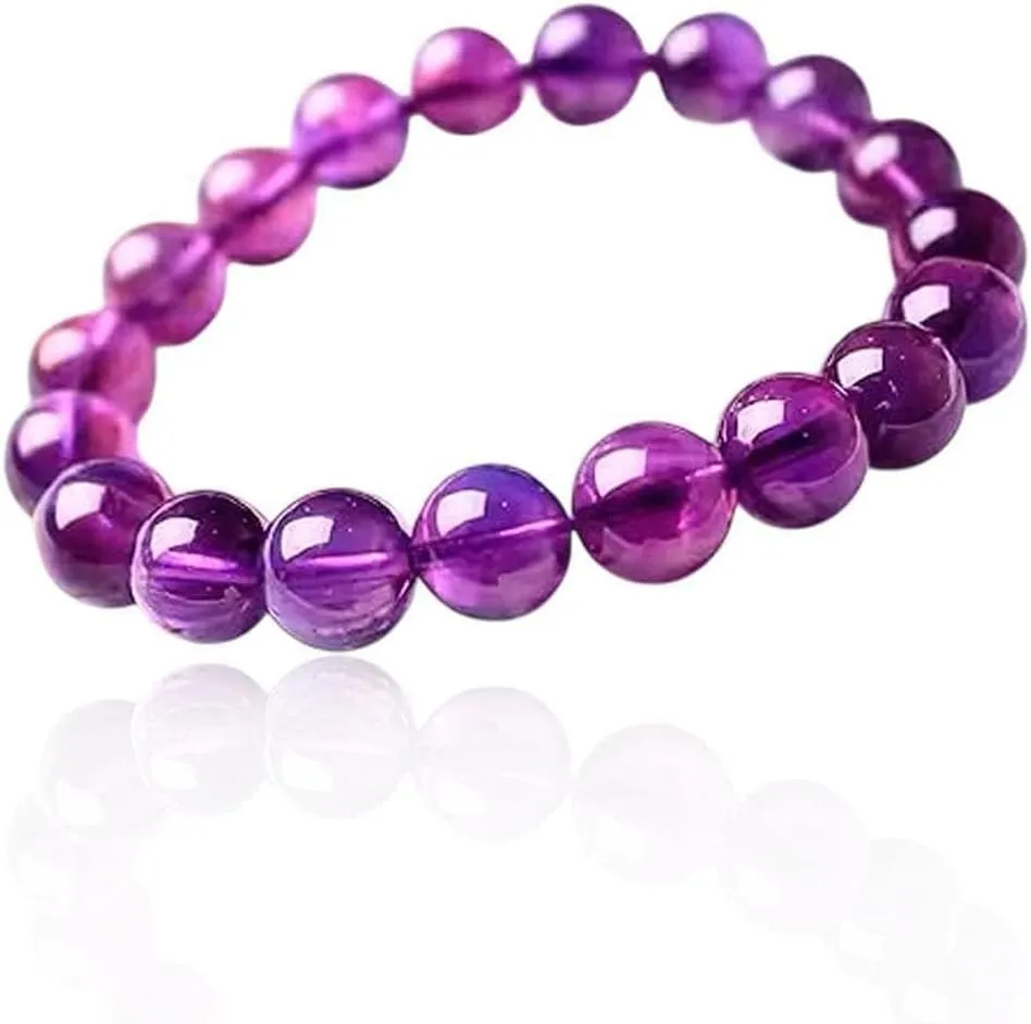 Natural Amethyst Healing Bracelet  Handmade Gemstone Jewelry for Stress Relief, Protection, Spiritual Balance & Chakra Alignment  Spiritual Gift for Women & Men, Birthday & Special Occasions