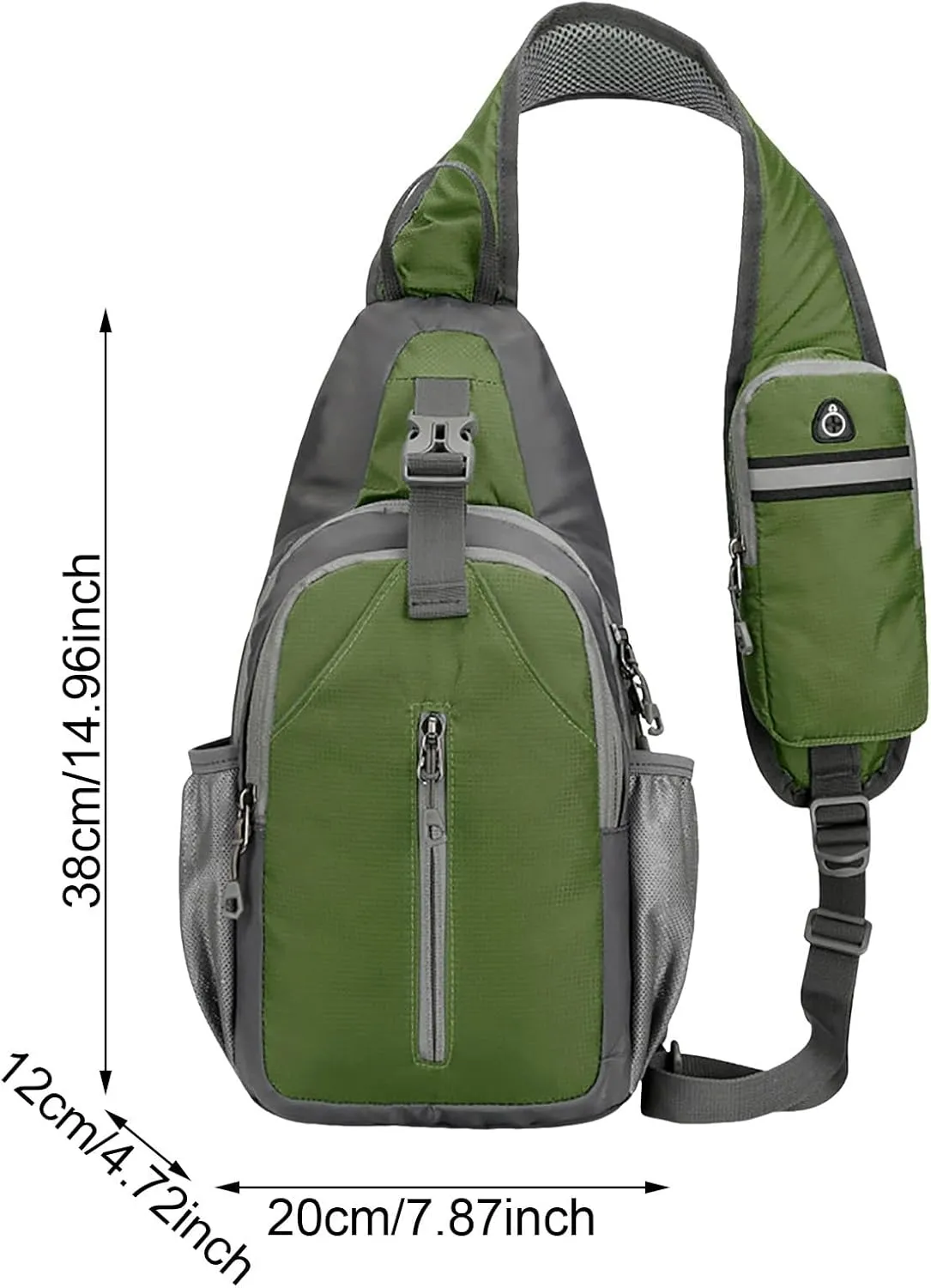 New Casual Messenger Bags Sports Male And Female Students Simple One Shoulder Splash Proof Outdoor (Dark Blue, One Size)