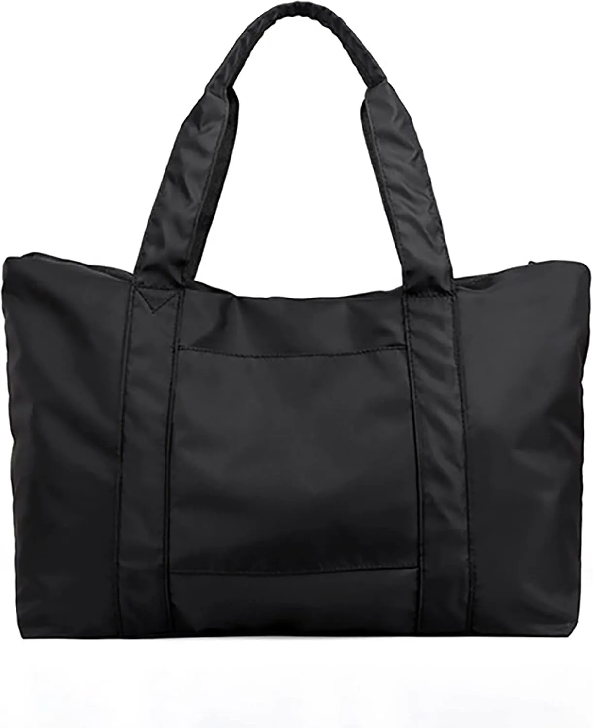 New Nylon Cloth Men's And Women's Portable Large Capacity Travel Shoulder Bag Mens Purses Or Shoulder (Grey, One Size)