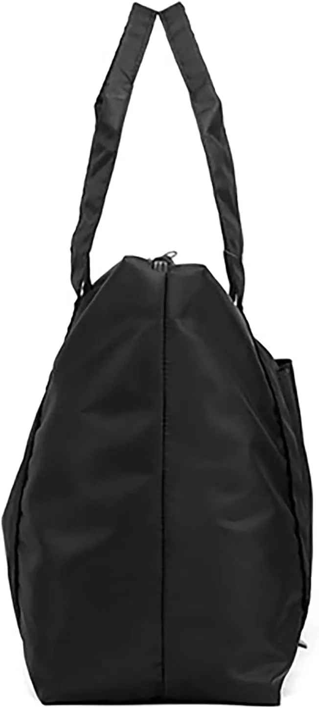 New Nylon Cloth Men's And Women's Portable Large Capacity Travel Shoulder Bag Mens Purses Or Shoulder (Grey, One Size)