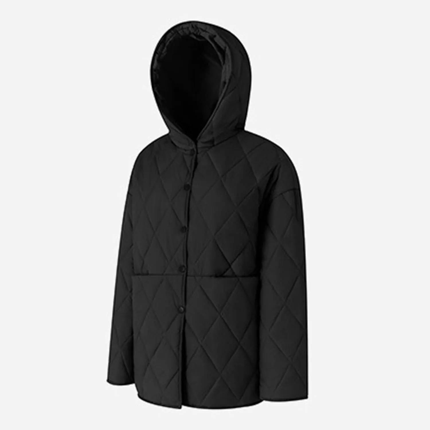 Puffer Jackets for Women Trendy Warm Quilted Winter Coat Girls Casual Zip Up Down Jacket Hooded Lightweight Travel