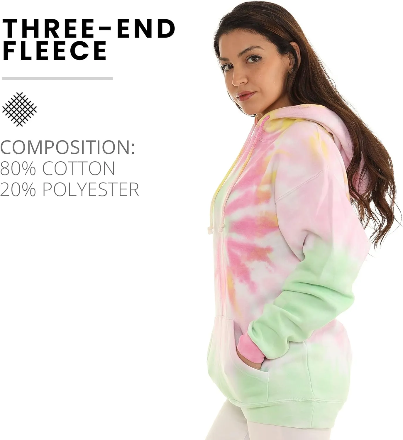Pure Essence Tie Dye Sweatpants, Long Sleeve T-Shirts, Hoodies, and Crew Neck Sweatshirts (Sizes S, M, L, XL).