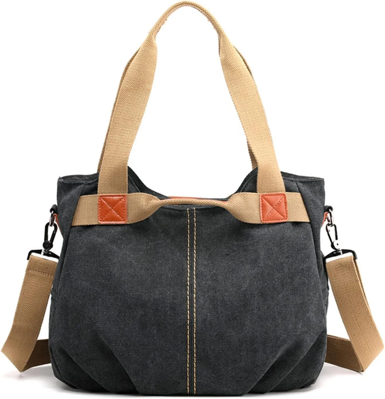 Purses for Women Crossbody Anti Theft Beach Tote Shoulder Bags for Summer Vacation Trendy Clutch Saddle Bag(Black)