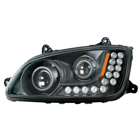 "Blackout" Kenworth T660 Projection Headlight Assembly