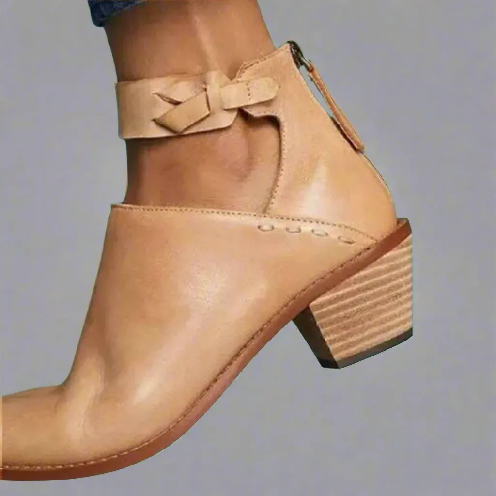 Renata | Mid-Toe Block Heel Singles  Where Comfort Meets Style