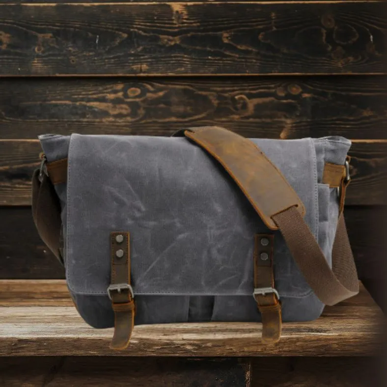 RENO | Canvas Laptop Messenger Bag