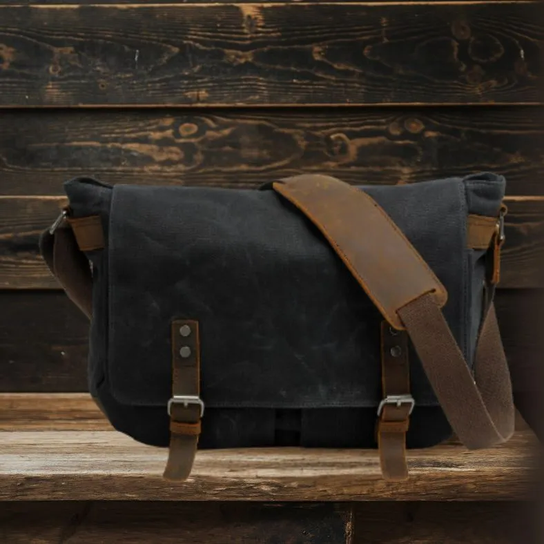 RENO | Canvas Laptop Messenger Bag