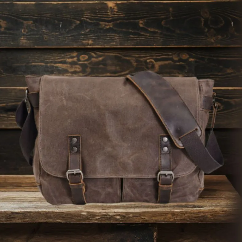 RENO | Canvas Laptop Messenger Bag
