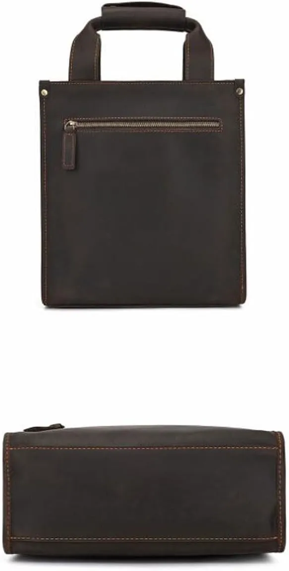 Retro Mens Handbags Genuine Leather Business Briefcases Messenger Shoulder Bags Luggage Crossbody Bags Laptop Bags