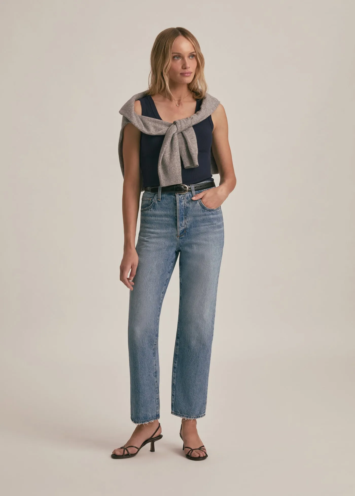 RIBBED HENLEY TANK
