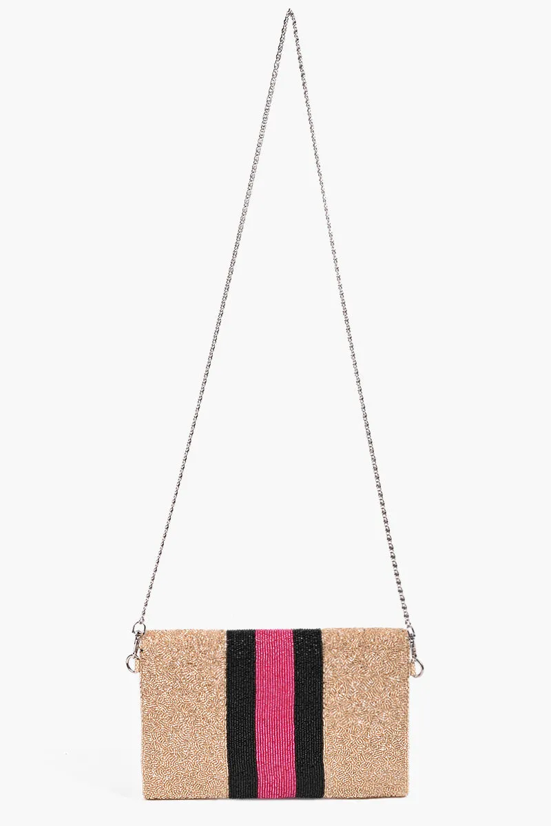 Rose Gold Envelope Clutch