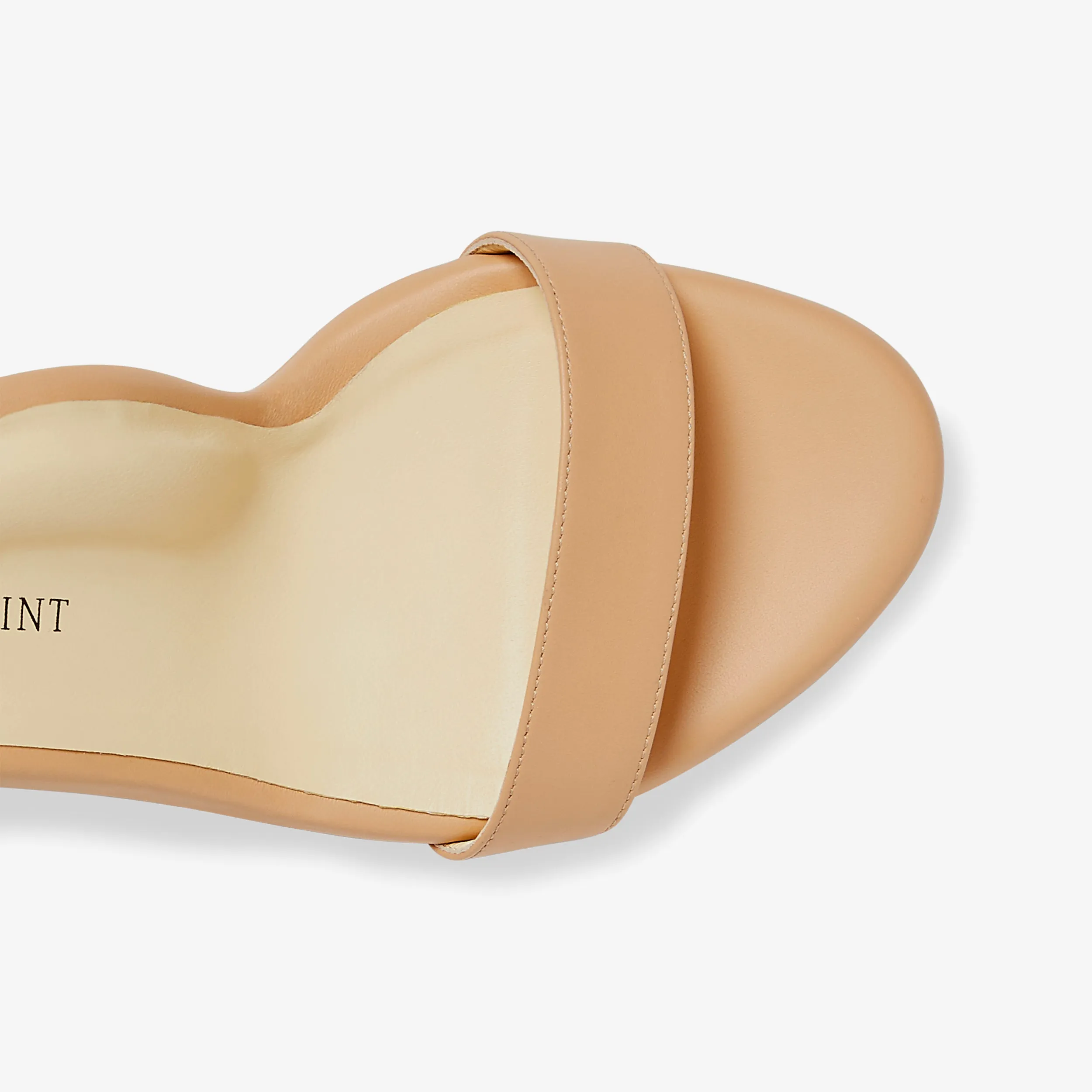 Sarah Flint Perfect Block Sandal 60 :: Sand Calf