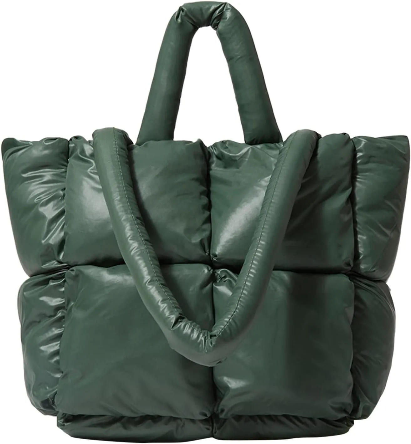 Satchel Bags for Women Designer Satchel Handbags Top-Handle Purses with Strap Trendy Waterproof Cross Body Bag(Green)