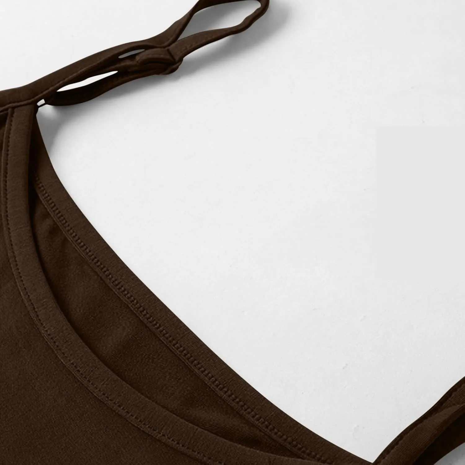 Sexy Tops for Women Casual Camisole Tops Sleeveless T-Shirts Tank Tops Adjustable Spaghetti Strap Tank Cami Shirt
