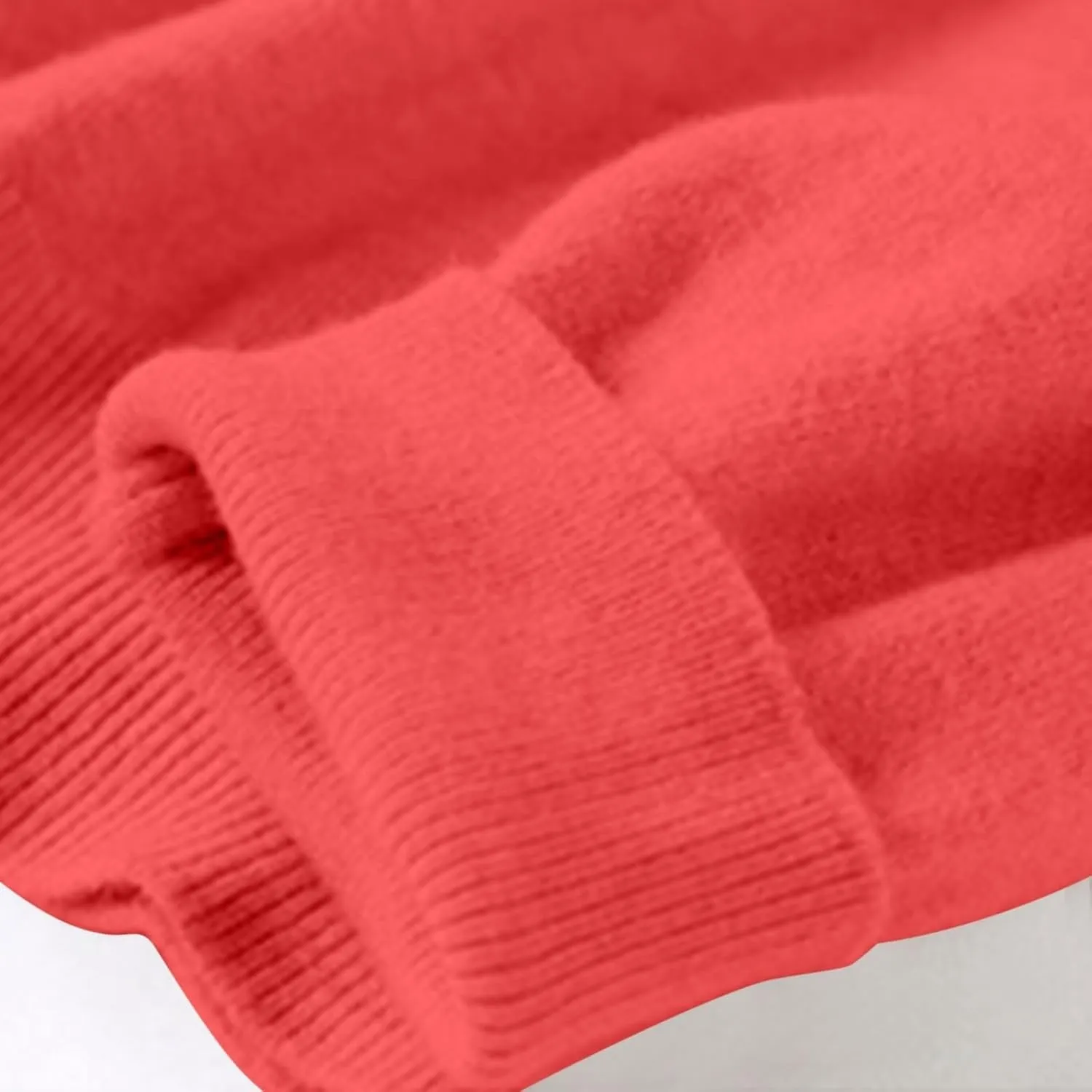 Shirts for Women Long Sleeve Crewneck Sweater Tops Winter Trendy Loose Casual Solid Color Pullover Basic Blouse