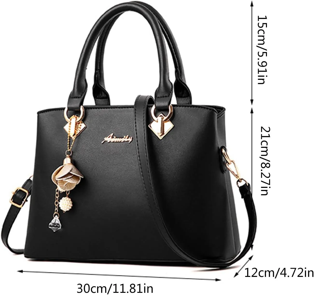 Shoulder Bag for Women, Hobo Handbags Trendy Y2k Purses Patent Leather Clutch Bag Cute Bow Purse Unisex Hobo