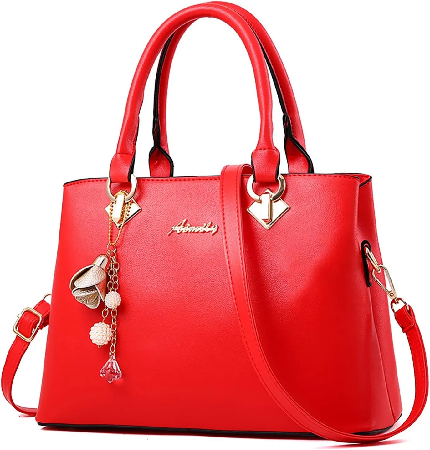 Shoulder Bag for Women, Hobo Handbags Trendy Y2k Purses Patent Leather Clutch Bag Cute Bow Purse Unisex Hobo