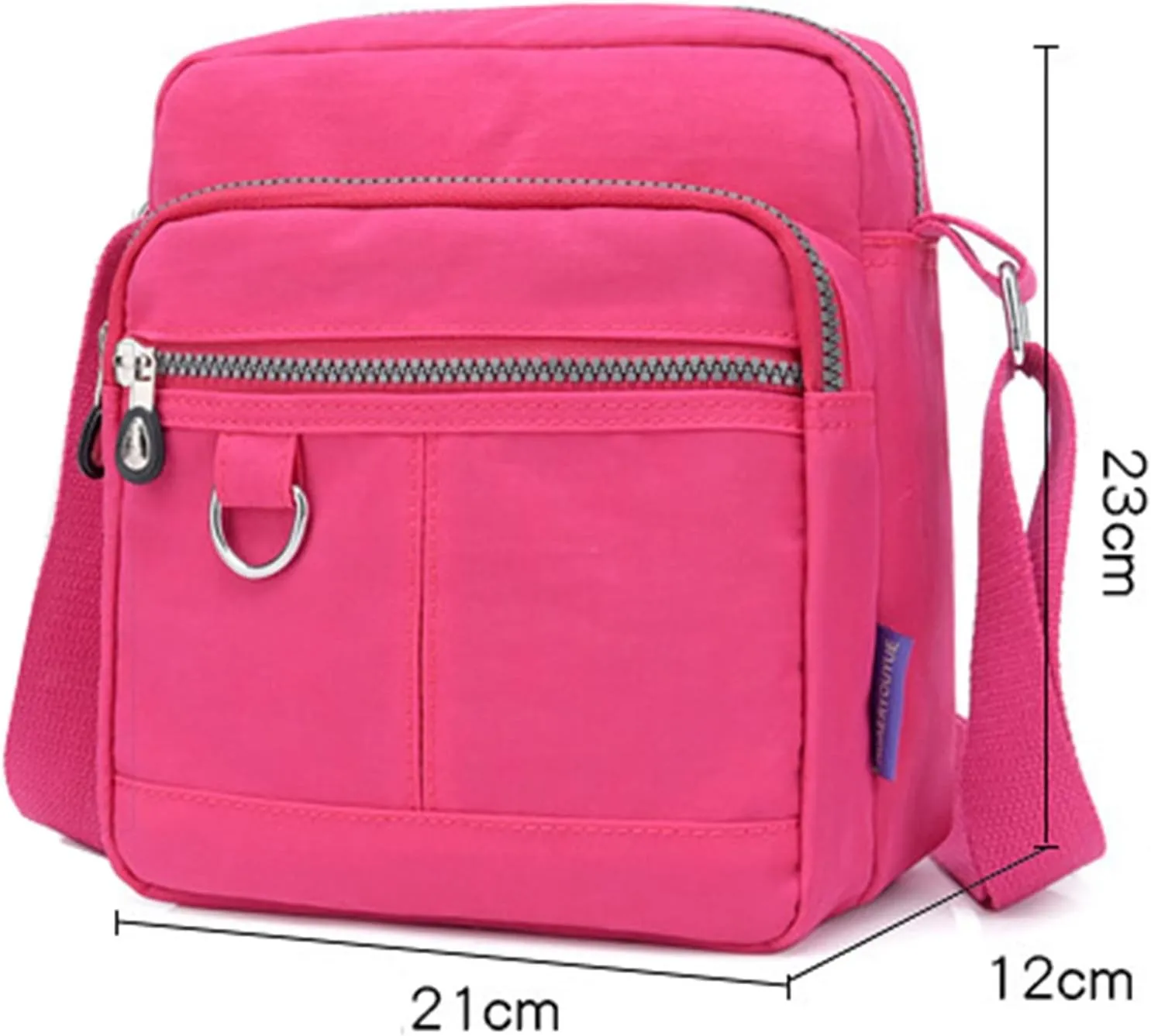 Shoulder Bags for Men Casual Nylon Purse Handbag Crossbody Bags Shoulder Bag Handbag For Women Small (Beige, One Size)