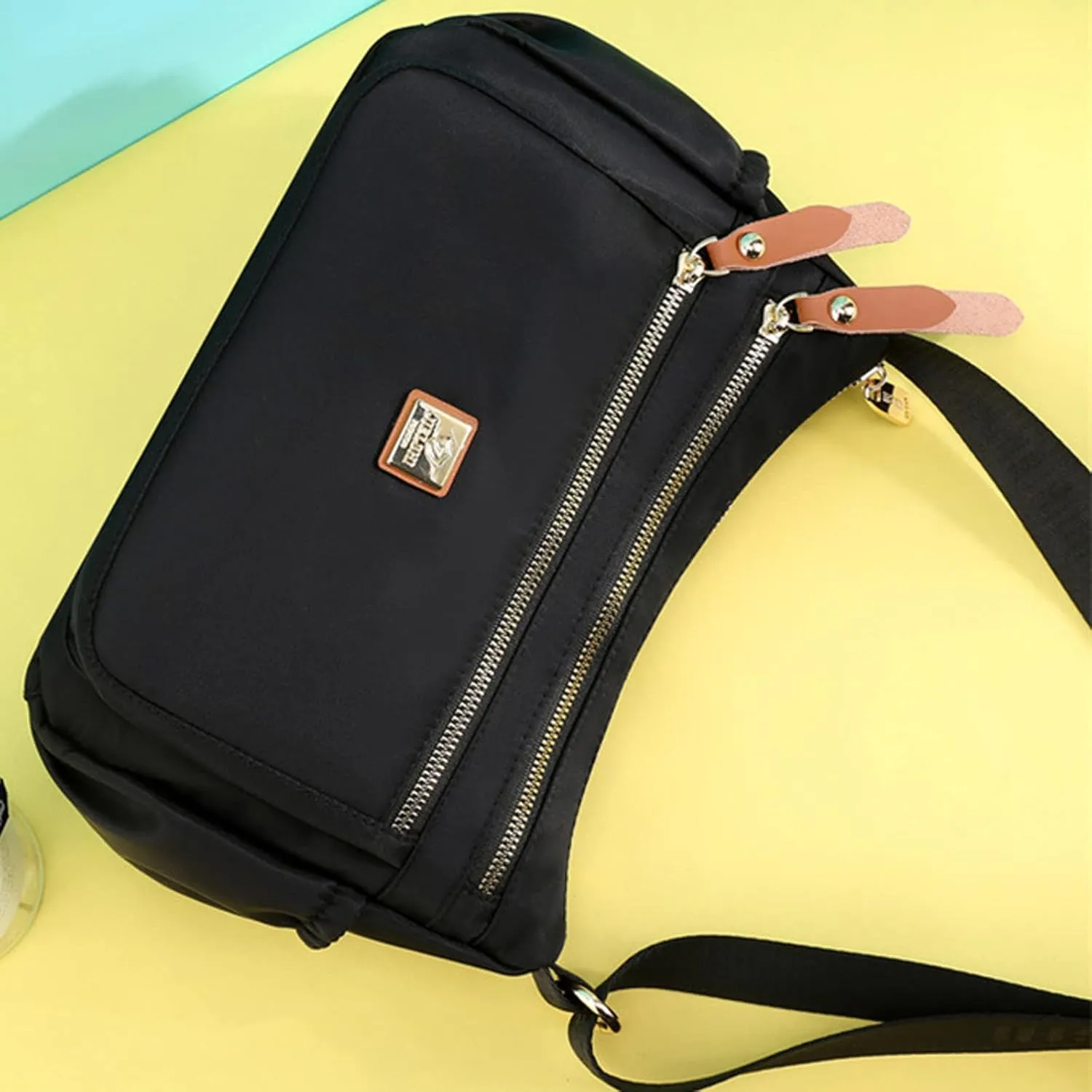 Shoulder Bags for Women Stadium Crossbody Messenger Bags for Concerts Sporting Events Trendy Clutch Saddle Bag(Black)