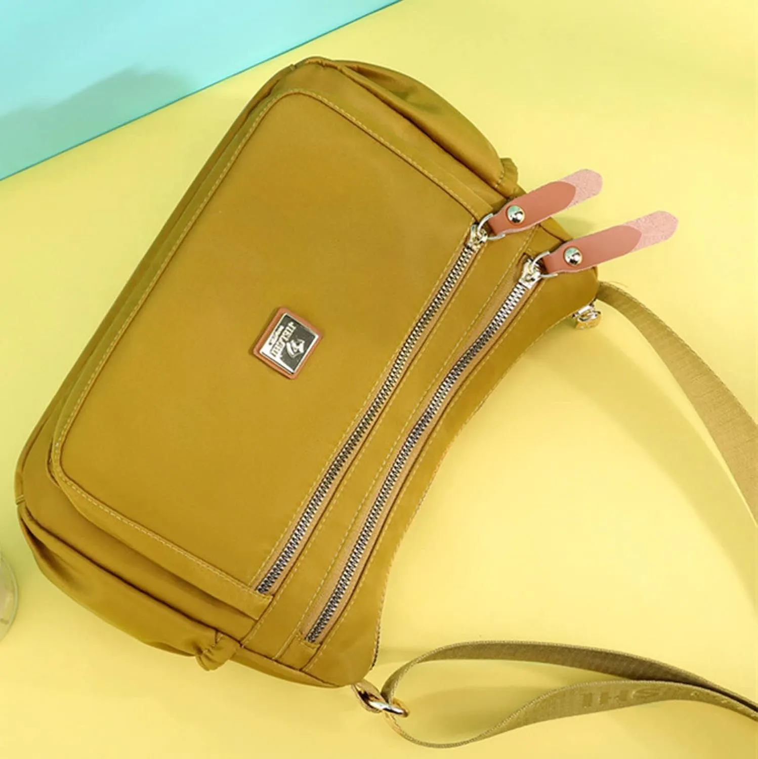 Shoulder Bags for Women Stadium Crossbody Messenger Bags for Concerts Sporting Events Trendy Clutch Saddle Bag(Yellow)