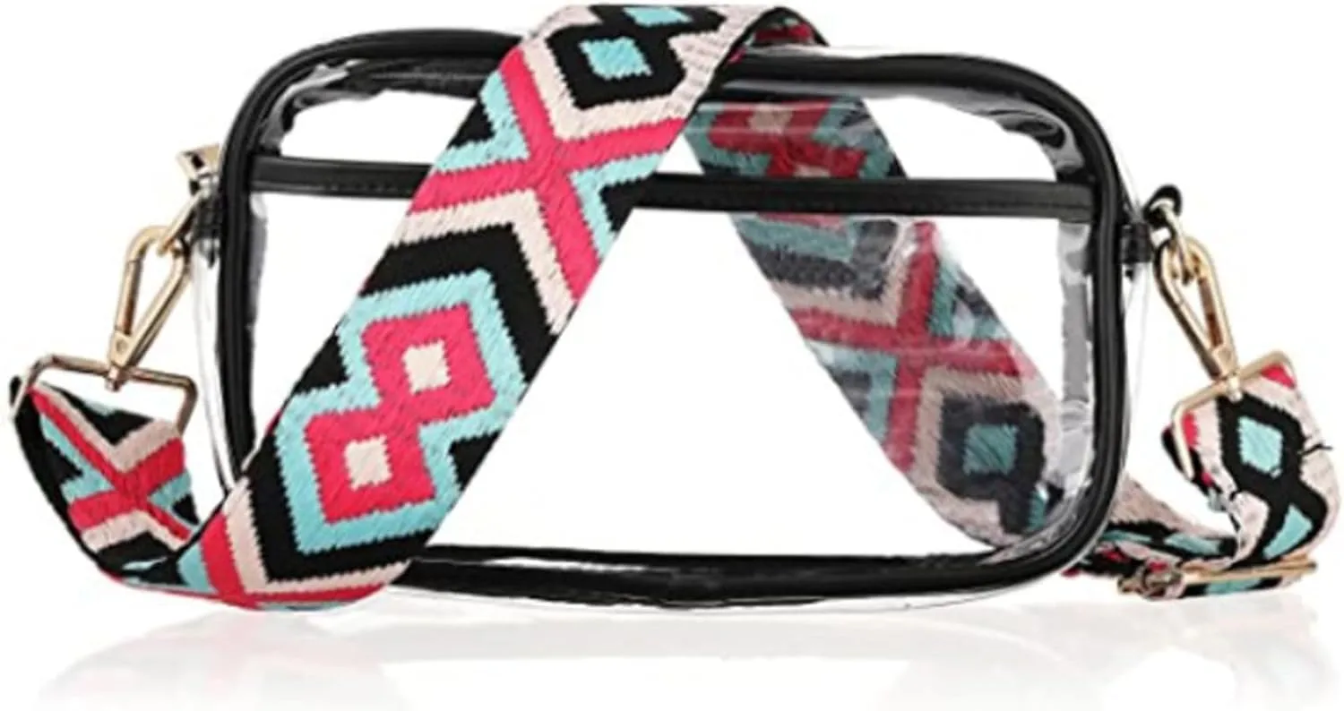 Shoulder Bags for Women Women Shoulder Bag Fashion New Pattern Simple Solid Color Transparent Womens (Black, One Size)