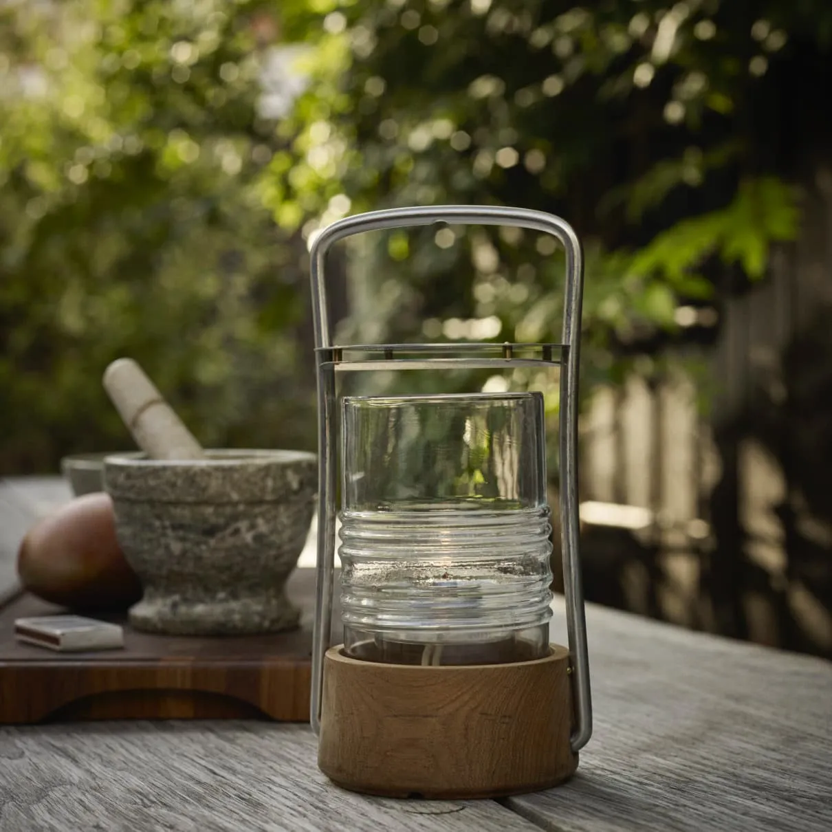 Bollard Skagerak Teak Oil Lamp - Durable Outdoor Lighting