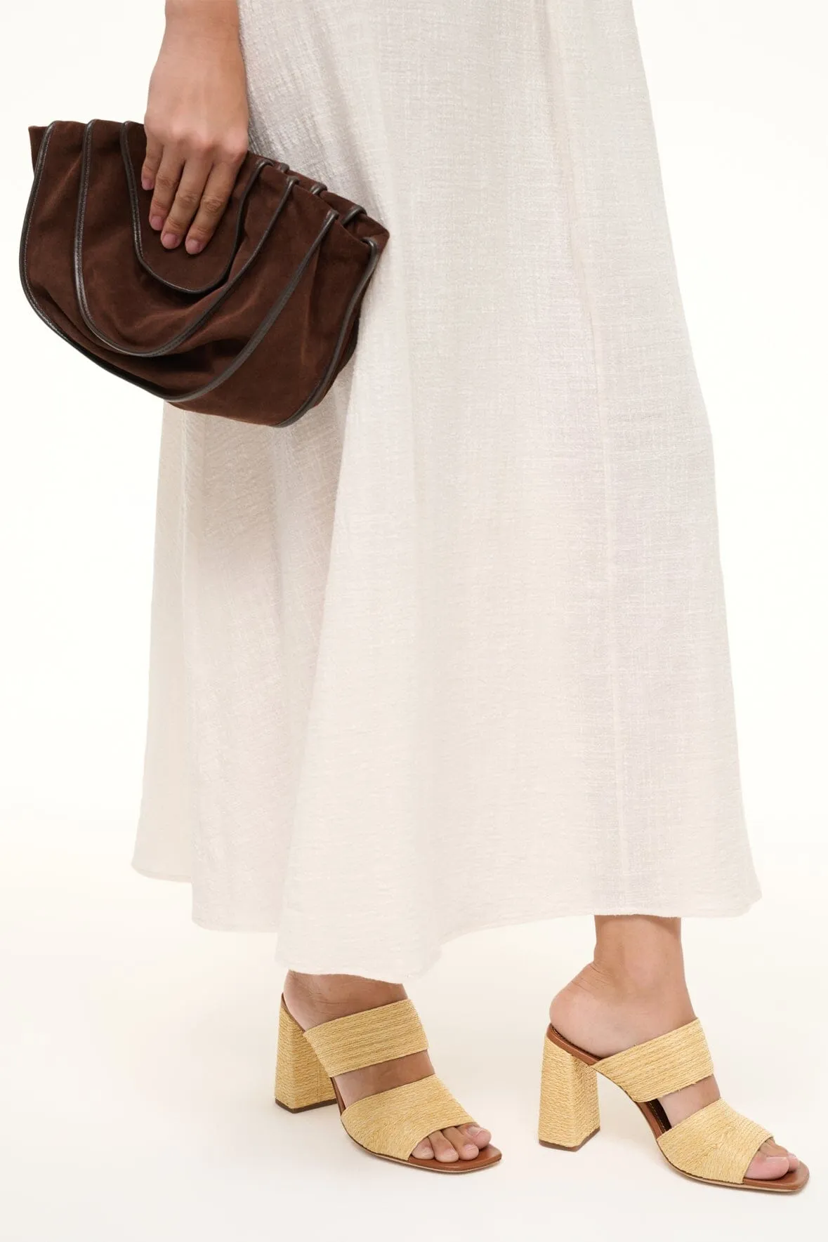 SKYLAR HEEL | NATURAL RAFFIA