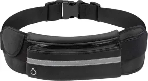 Slim Running Belts for Women, Waterproof Fanny Pack for Men,Phone Holder for Running,Reflective Waist Bag for Women,Runners Belt Pouch,Money Belt,Waist Pack Bag for Camping Workout Running Travel