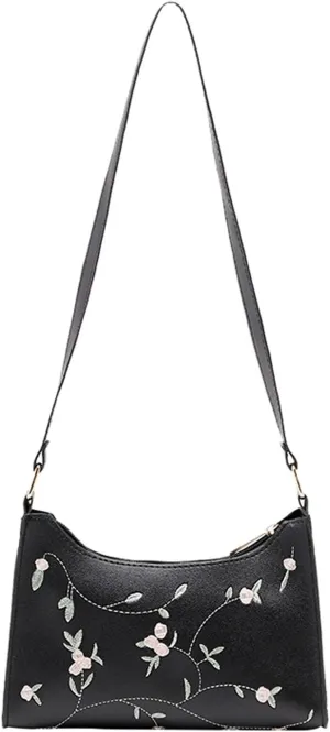 Sling Bags for Women Anti Theft Travel Women's Shoulder Bags Tote Satchel Hobo Cute Purse for Women Trendy(Black)