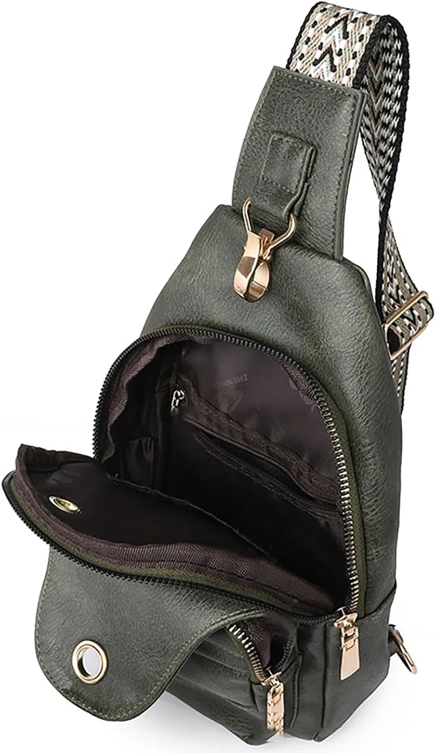 Small Sling Bag for Women And Men Mini Crossbody Phone Chest Purses Casual Fashion Daily Travel Bags with Guitar Straps